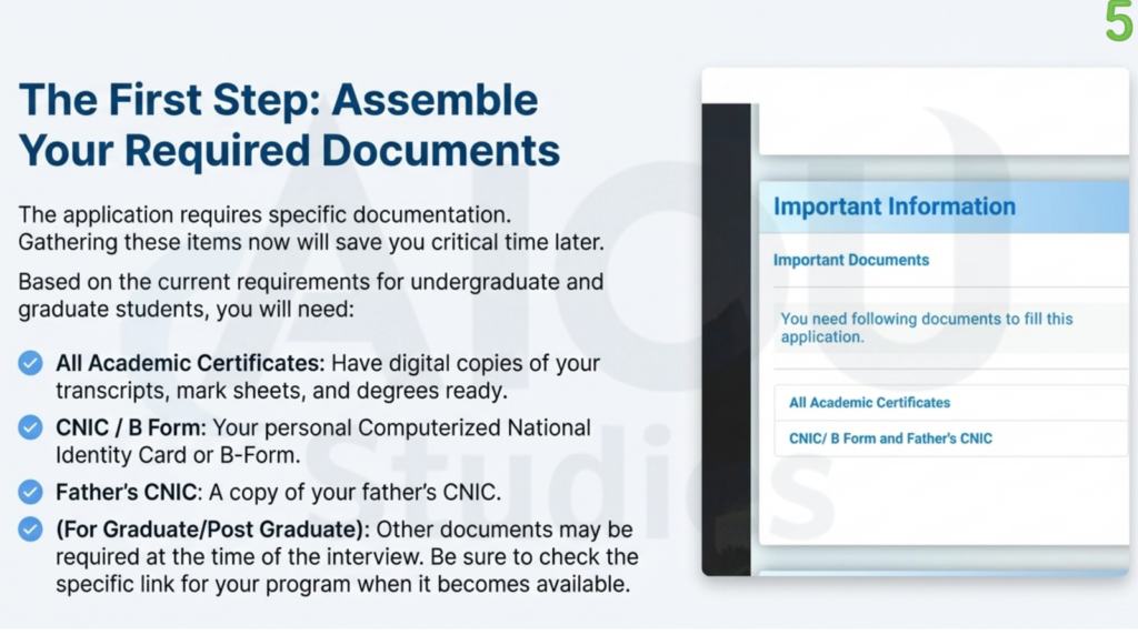 providing students access to academics, fees, results, and university services online.
